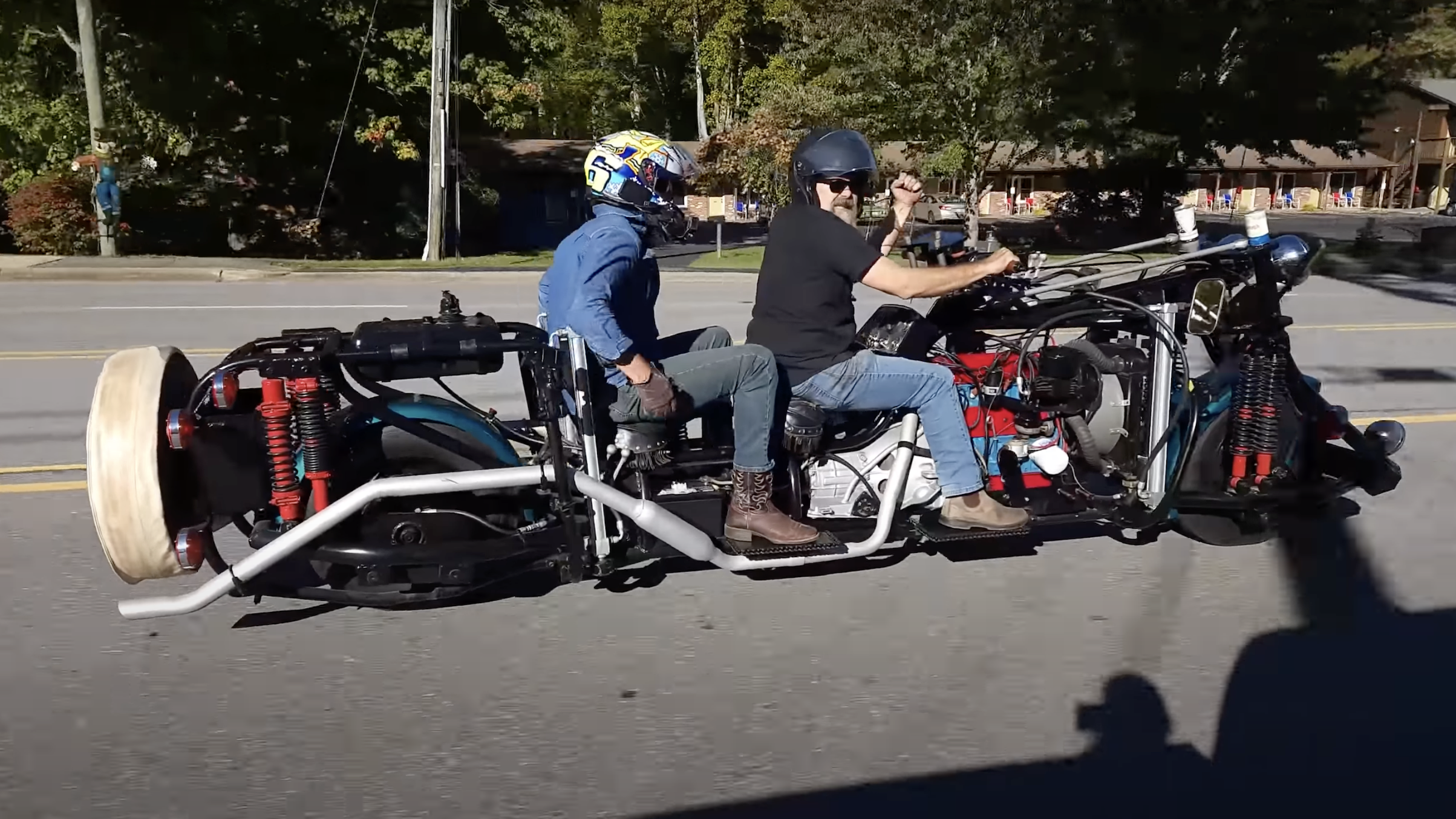 The Roadog being ridden
